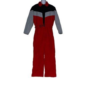 Vintage Roffe Foster One Piece Skiwear Full Snow Ski Suit Mens L Thinsulate USA